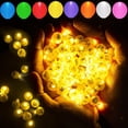 thumbnail image 1 of Luces LED para globos Aogist, redondas, amarillas, 100 unidades con pilas, 1 of 6