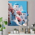 thumbnail image 4 of UXIEQU Santorini Blue Dome Church Canvas Wall Art Print 15.75x11.81 Inches, 4 of 8