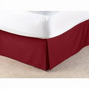 Canopy Simply Solids Bed Skirt, Rich Plum