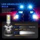 thumbnail image 5 of 2 faros antiniebla automáticos 6000LM LED antiniebla IP68 resistente al agua 6000 K 36 W (H7) Ndcxsfigh Accesorios para autos y motos, 5 of 8