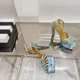 thumbnail image 1 of Summer New Water Platform Open Toe High Heels Sexy Thick Heel Buckle Strap Sandals Fashion Party Banquet Dress Women'S Shoes 44, 1 of 5