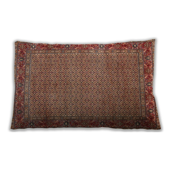 Ahgly Company Outdoor Rectangular Contemporary Lumbar Throw Pillow, 13 inch by 19 inch