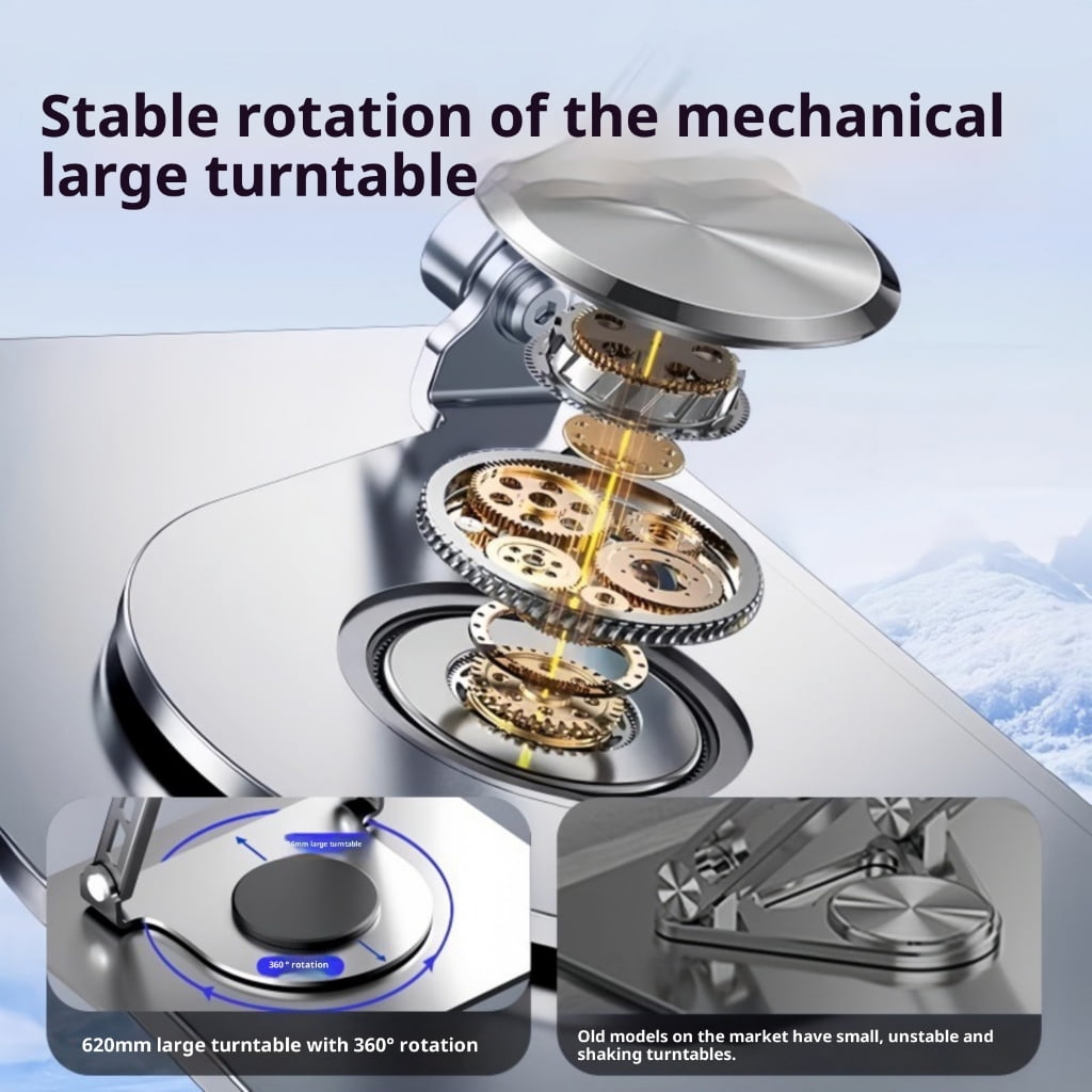 360°Rotating Laptop Stand Foldable Design Height MultiDevice Compatibility Notebook Risers Rack