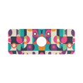 thumbnail image 7 of Yayeee Faucet Mat for Kitchen Sink 14.7" Diatomite Long Splash Guard Pad, Pink Geometric, 7 of 7