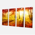thumbnail image 2 of Yellow Red Fall Trees and Leaves - Landscape Canvas Art Print, 2 of 3