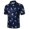 thumbnail image 2 of Sngxgn Polos for Men Athletic Mens Polo Shirts Short Sleeve Summer Casual Shirt(Dark Blue,L), 2 of 9