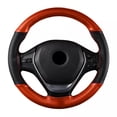 thumbnail image 3 of BUYISI Upgrade Your Car Interior with Microfibre Leather Steering Wheel Cover Orange, 3 of 5