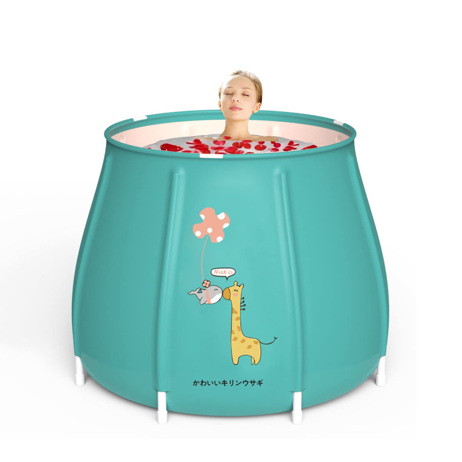 Mcgrady1xm Portable Foldable Bathtub for Adults, Ice Cold Bath Tub