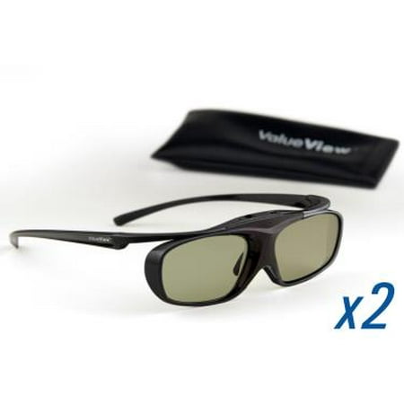 SONY-Compatible ValueView 3D Glasses. Rechargeable. TWIN-PACK SONY-Compatible ValueView 3D Glasses. Rechargeable. TWIN-PACK
