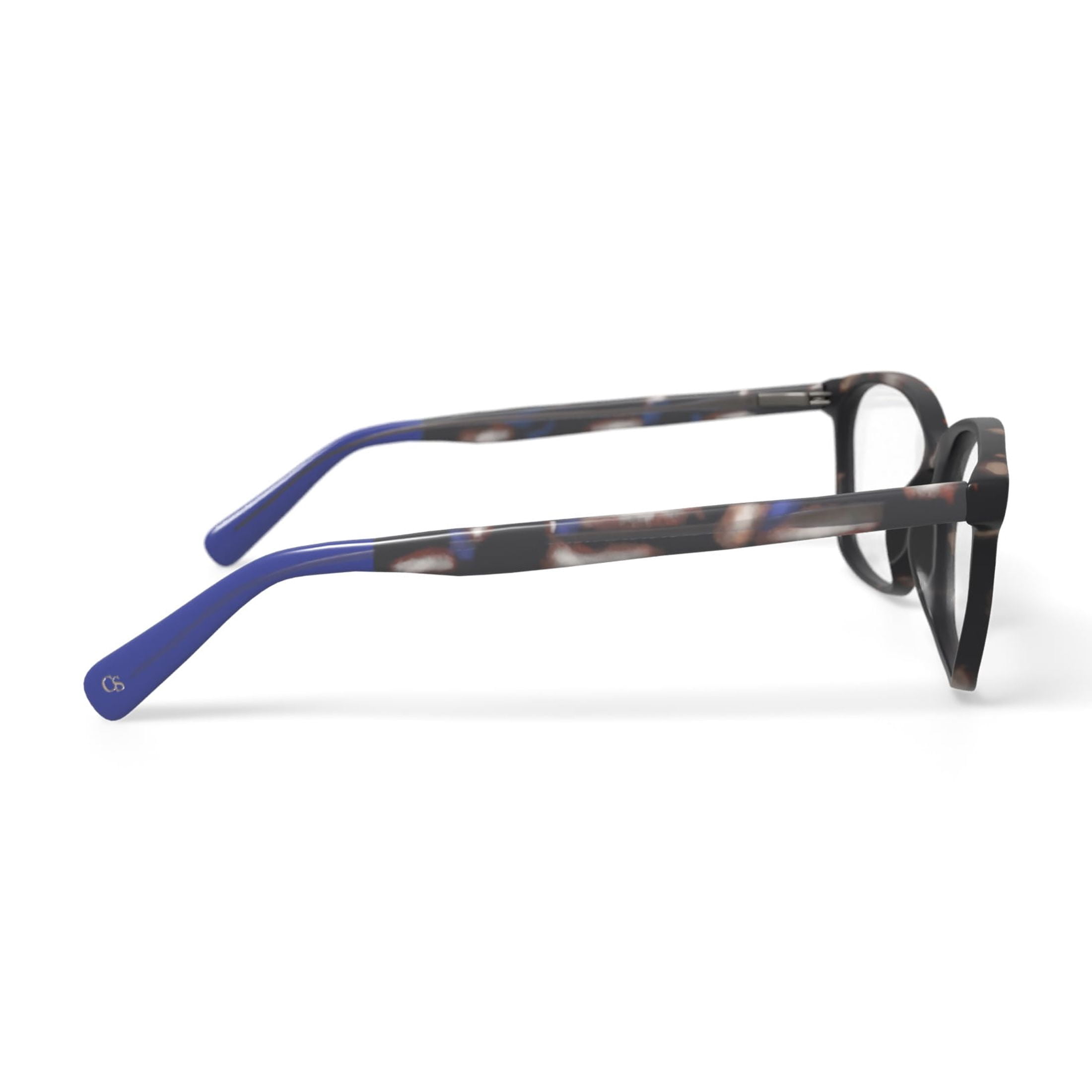 Christian Siriano Women's Mckayla Square Prescription Eyeglasses with Case, Tortoise Blue