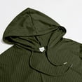 thumbnail image 5 of Caqnni Hoodie for Men Solid Color Solid Color Pullover Sweatshirts Novelty Hoodies for Fall and Winter Solid Color Pullover Mens Hoodie (3XL,Green), 5 of 7