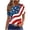 A02_Multicolor, variant on Usa 250 Anniversary Patriotic Tops Women Plus Size Usa Flag Graphic Short Sleeve Tunic Loose Red White And Blue Shirt A01_Multicolor