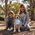 thumbnail image 3 of Dog Bandana 1 Pack,Pug and Footprints Bandanas for Dogs,Cat Bandana,Small/ Large Dog Bandana 2 Size,Dog Bandanas, 3 of 6