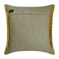 thumbnail image 3 of The HomeCentric Decorative Grey Pack of 2, 22x22 inch (55x55 cm) Pillow Covers, Jute Lace & Moroccan Throw Pillows For Sofa, Solid Pattern Contemporary Style Easter - Jute Carnival, 3 of 3
