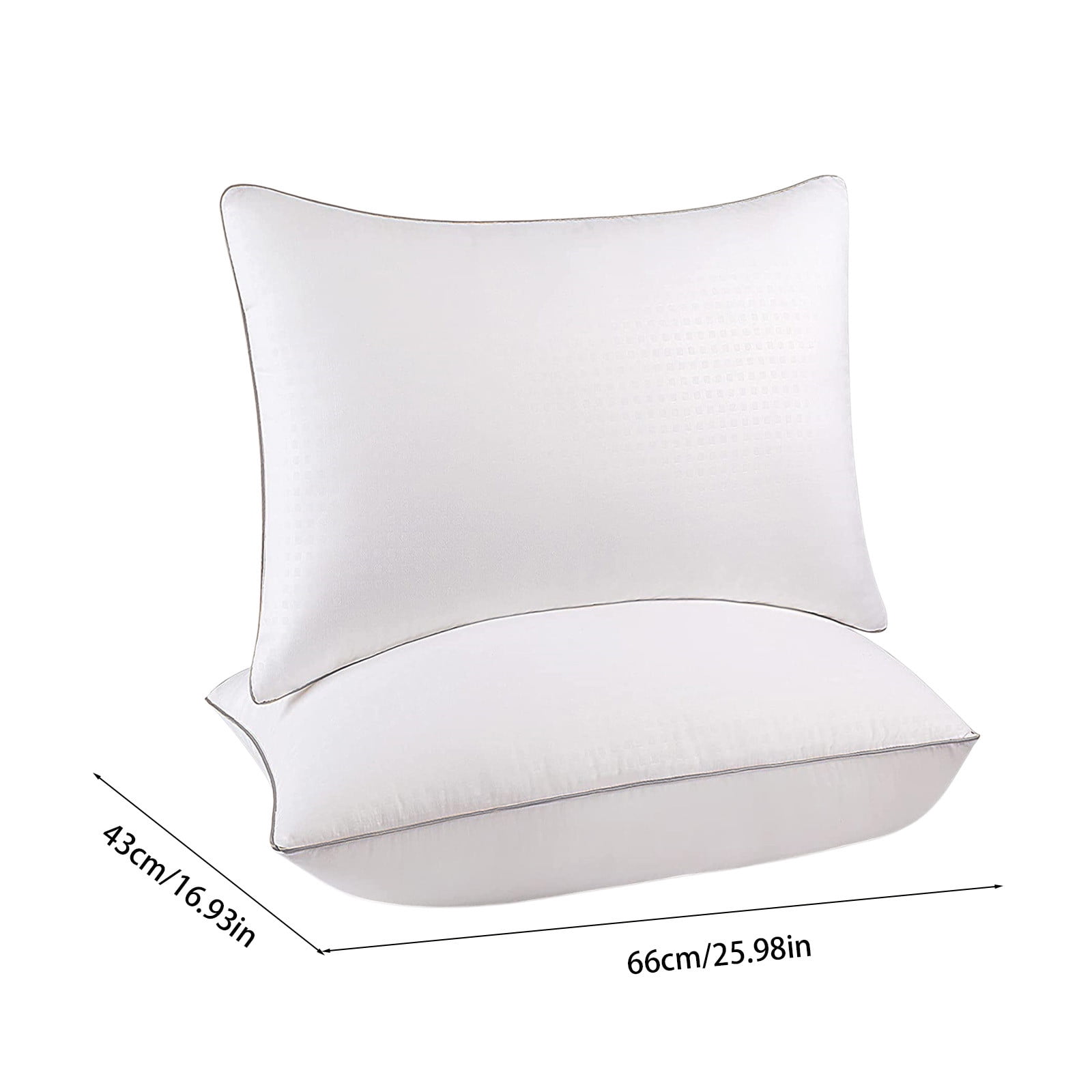 Fareti Bed Pillows Queen Size Set of 2, Hotel Collection for Back, Stomach or Side Sleepers