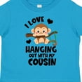 thumbnail image 4 of Inktastic Monkey I Love Hanging out with My Cousin Boys or Girls Toddler T-Shirt, 4 of 5