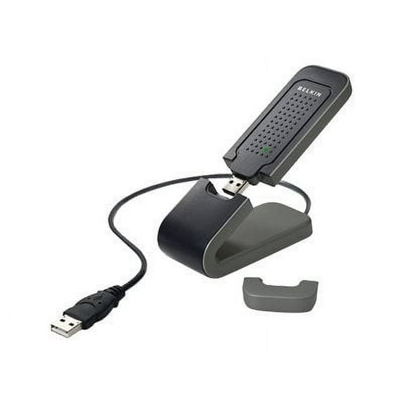 Belkin Wireless G Plus MIMO USB Adapter - Network adapter - USB 2.0 - 802.11b/g, 802.11g 