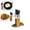 Sliver#1535, variant on Stainless Steel 2-in-1 Oil Sprayer Dispenser - 200ml Double-Headed Bottle, Vinegar & Olive Oil Spray, for Air Fryer/BBQ/Baking/Roasting (9.5x6.5x20.5cm)