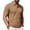 Khaki, variant on DeHolifer Mens Shirts Solid Color Turndown Collar Short Sleeve Casual Shirts Work Office Travel Outdoor Daily Wear Wine 3XL