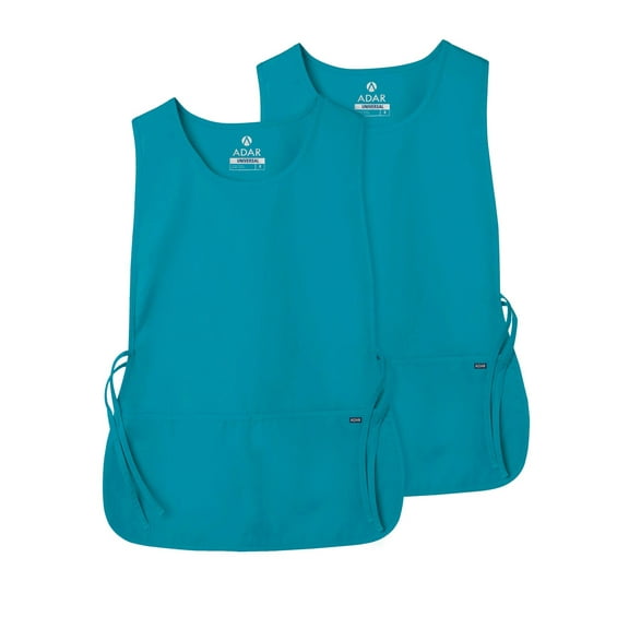 Adar Universal Cobbler Apron 2 Pack - Unisex Cobbler Apron - 7022 - Teal Blue - X