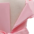 thumbnail image 6 of Zpanxa Toddler Girls Princess Dress, Little Girls Party Wedding Dress, Lace Bowknot Off Shoulder Pleated Dress, Kids Pageant Flower Girl Sleeveless Dress, Birthday Gifts for Girls Pink (4-5 Years), 6 of 8