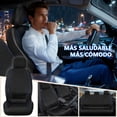 thumbnail image 2 of Cubre Asientos para Auto Juego 9 pzs Universales Cubre Asientos de Cuero PU Fundas para Asientos de Automovil Cubreasientos para Auto Resistente Al Agua Al Polvo Respirable Azul, 2 of 7