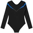 thumbnail image 4 of MSemis Kids Girls Gymnastic Leotard Rhinestone Ballet Dance Unitard Bodysuit, 4 of 6
