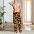 thumbnail image 4 of Bingfone Halloween Pumpkins Mens All Over Print Sleep Pajama Pants-X-Large, 4 of 5