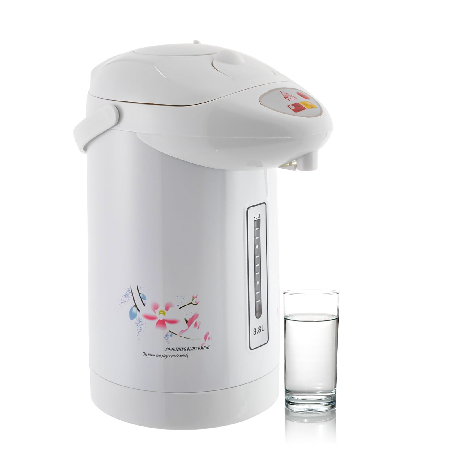 Hot & Cold Water Dispenser Countertop 3.8L – 3 Dispensing Modes (Electric/Touch/Air Pressure) 128 oz Electric Water Cooler with 304 Stainless Steel Inner Tank, Hot Boiler & Keep Warm