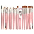 thumbnail image 1 of Juego de brochas de maquillaje Unique Bargains Fibra sintética rosa, 1 of 7
