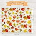 thumbnail image 2 of Fall Throw Blanket Colorful Maple Leaves Soft Cozy Flannel Blanket Watercolor Autumn Leaves Fuzzy Blanket for Thanksgiving Home Bed Sofa Couch Chair, 50 x 60in, 2 of 6