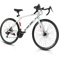 Akaber Road Bike, 700C Hybrid Bike for Men & Women, Adult Bike with 21-Speed Shimano Drivetrain, Lightweight Aluminum Frame, Commuter Bicycle