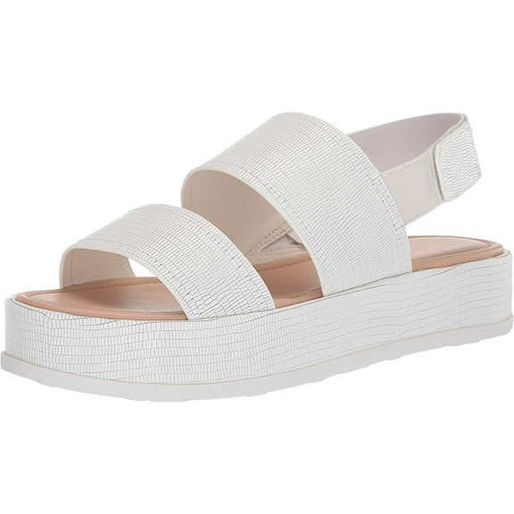 Via Spiga | Gabourey Platform Sandals | White | Size 8.5