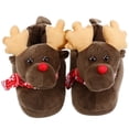 thumbnail image 3 of 1 par de pantuflas navideñas cómodas para el hogar, 3 of 6
