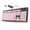 Black and Pink, variant on Ultra-Thin Wired USB Computer Keyboard for Office Laptop, Silent 104 Keys, Cute Cartoon Purple and Pink