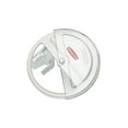 thumbnail image 3 of Rubbermaid Commercial FG9G7700WHT 20.75 in. x 20.75 in. x 4.75 in. Plastic ProSave Sliding Lid - White/Clear, 3 of 8