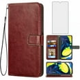 thumbnail image 1 of Mobile Phone Cover for Samsung A80-A90, Cover Premium Pu Leather Tpu Flip Cover Magnetic Closure Card Compartment Stand Function Wallet with Lanyard Protective Cover, 1 of 7