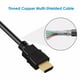thumbnail image 3 of HDMI a DVI-D Cable - 6FT chapado en oro, 1080P HD de transferencia de vídeo, para el ordenador a HDTV / proyector de configuración, 3 of 6