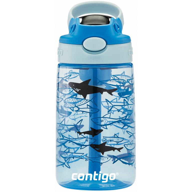 Contigo Kids 14 oz Spill-Proof Fish Tumbler with Straw no original  packaging