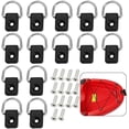 thumbnail image 1 of SHAR (14 Pieces) Kayak Safety D-Rings D-Rings with M6 Screws Kayak Rig D-Rings Boat D-Ring Deck Accessories for Boat Canoe Kayak Accessories Lashing Eyelet Rings, 1 of 5