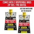 thumbnail image 7 of 2 large bags of fly traps - outdoor disposable fly trap bags, 7 of 7
