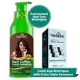 thumbnail image 2 of (3 pack) Herbishh Hair Color Shampoo For Gray Hair – Dark Coffee Hair Dye Shampoo 3 In 1 | Ammonia-Free 500ml + Color Stain Remover | Hair Color Shampoo For Men & Women, 2 of 11
