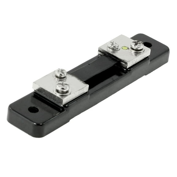 Unique Bargains DC 50A 75mV Current Ammeter Analog Panel Meter Shunt Resistor
