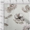 thumbnail image 1 of oneOone Cotton Poplin Dusty Gray Fabric Flower Watercolor Sewing Fabric By The Yard Printed Diy Clothing Sewing Supplies 56 Inch Wide, 1 of 4