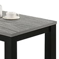 thumbnail image 3 of Tex 3pc Coffee and Side End Table Set- Gray Top- Black Wood Legs, 3 of 6