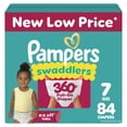 thumbnail image 1 of Pañales con Cintura Elástica Pampers Swaddlers 360 Talla 7 Paquete de 84, 1 of 8