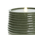 thumbnail image 5 of LuxenHome 19.5" Resin Lighted Garden Bubbling Water Fountain with Emerald Ribbed Top and Ivory Bottom, 5 of 7