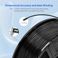 thumbnail image 4 of Flashforge ASA Filament 1.75mm, 1KG/2.2lbs UV Resistant ASA 3D Printer Filament with Satin Finish, Black, 4 of 6