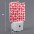 thumbnail image 2 of Balery valentine day with heart Luz Nocturna LED con Sensor Automático, Enchufe con Sensor Crepuscular, Luz Suave de 0.5W para Dormitorio, Pasillo, Baño-UK, 2 of 7