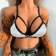 thumbnail image 2 of Sujetador de jaula seductor para mujer Sujetador de jaula elástico Tirantes Sujetador hueco hacia fuera Bustier Fridja nalpqowj37551, 2 of 6